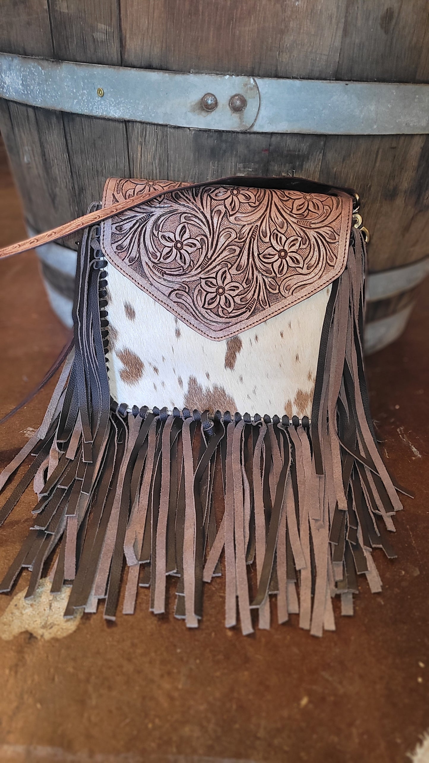 Cowhide Crossbody