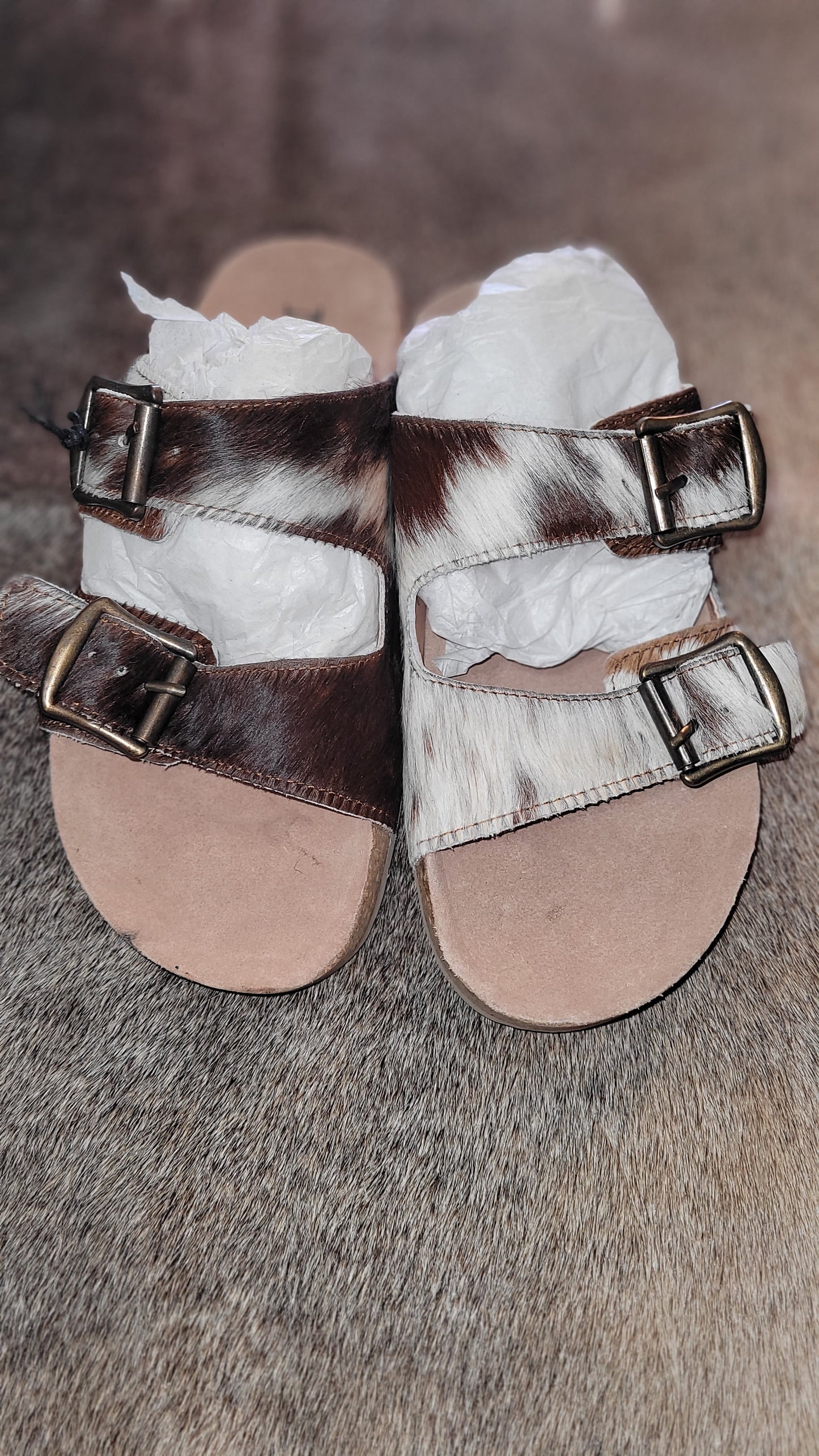 Cowhide Sandal size 7