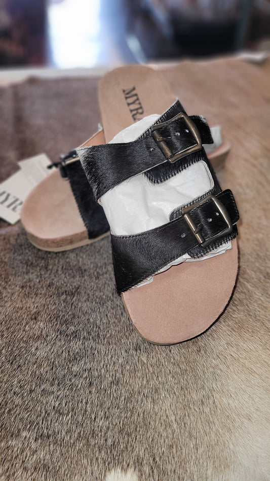 Cowhide Sandals size 10